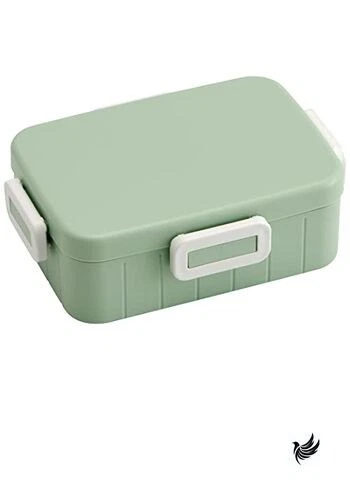 Skater Bento Box Dull Green 650ml 4-Point Lock