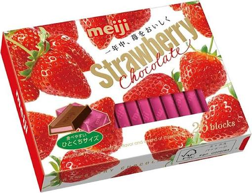 Meiji Strawberry Chocolate Box