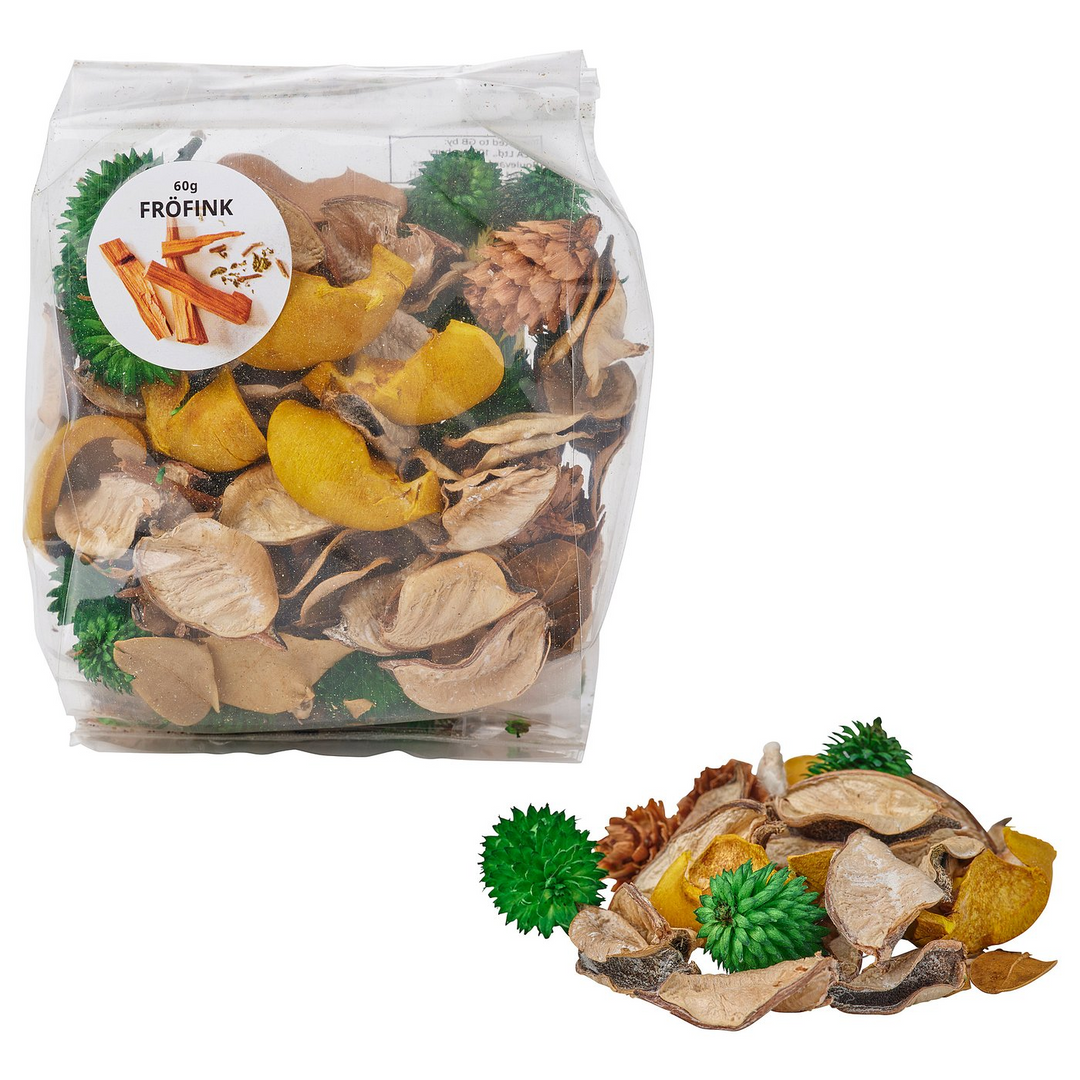 Scented dried flower