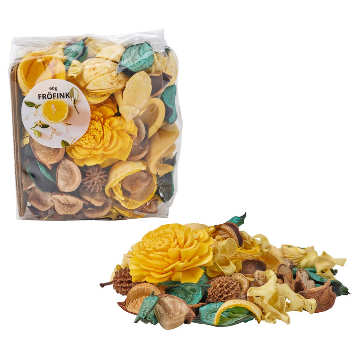 Scented dried flower