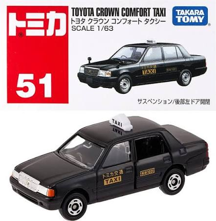 TOMICA REGULAR DIECAST NO.51-6 TOYOTA CROWN
