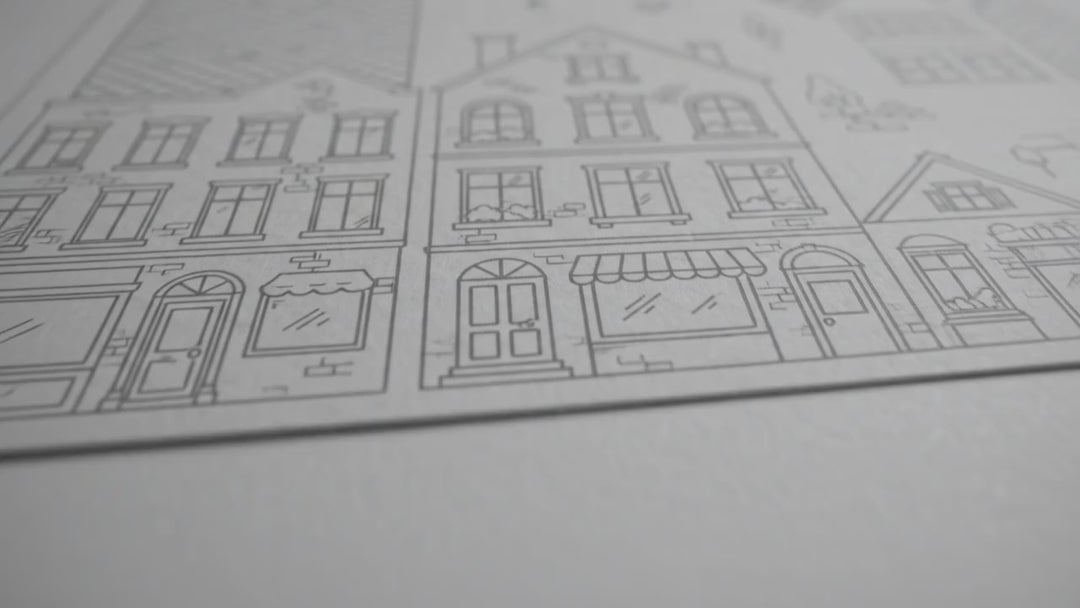 Ikea Cardboard Town Template Set
