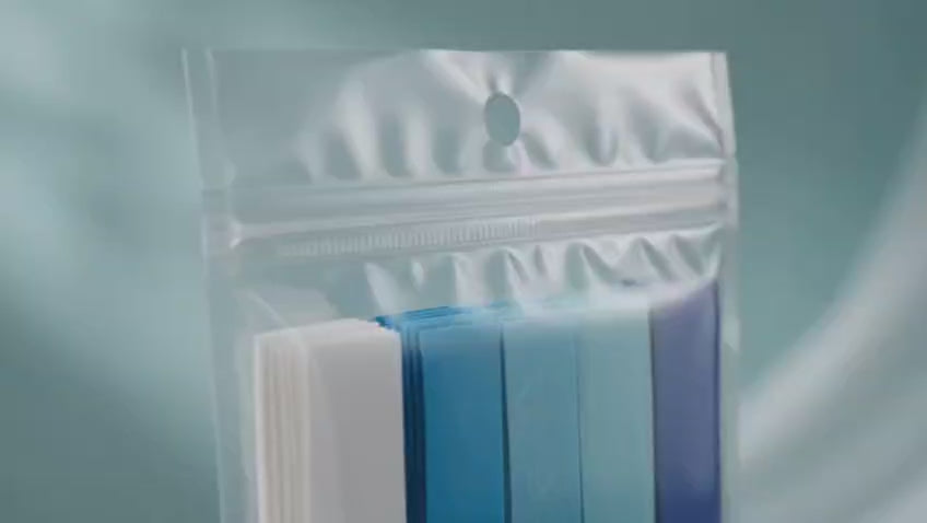Daiso Flower Paper Aqua